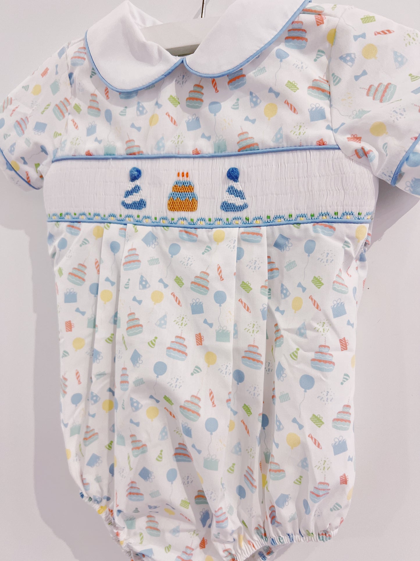 Smocked Birthday Boy Bubble
