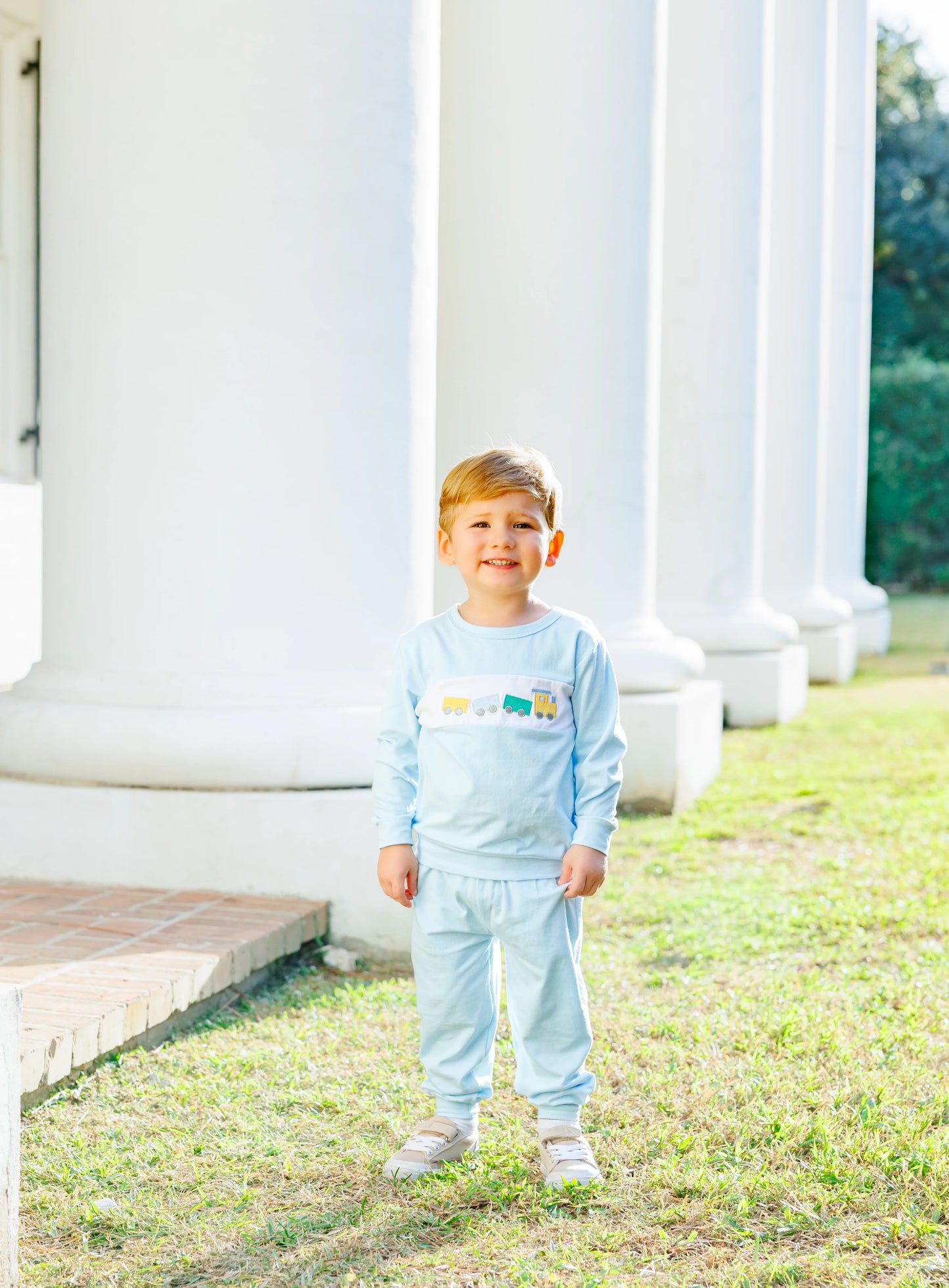 Trotter Street Kids Train Jogger Set
