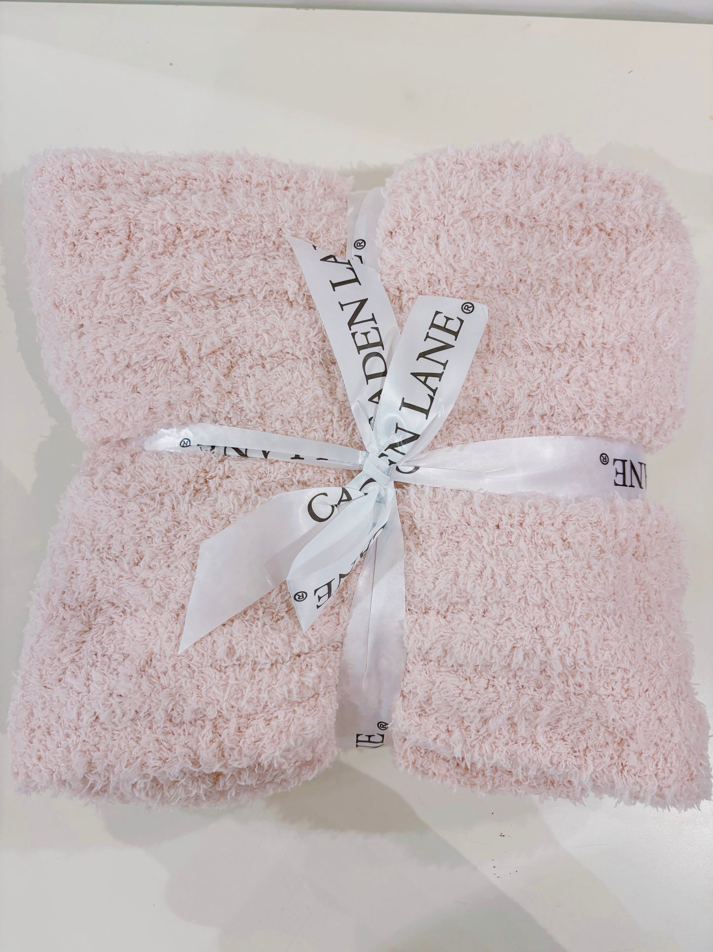 Cuddle Luxe Light Rose Blanket
