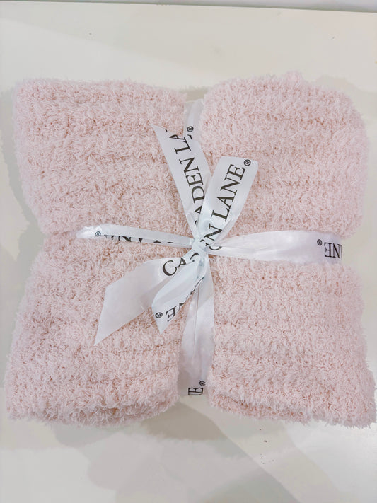 Cuddle Luxe Light Rose Blanket