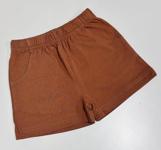 Cinnamon Jersey Pocket Shorts