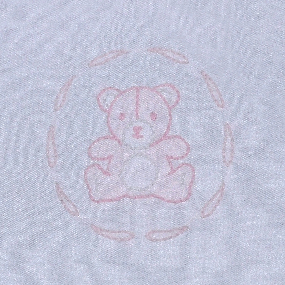 Baby Sen Pink Bailey Teddy Bear Diaper Set