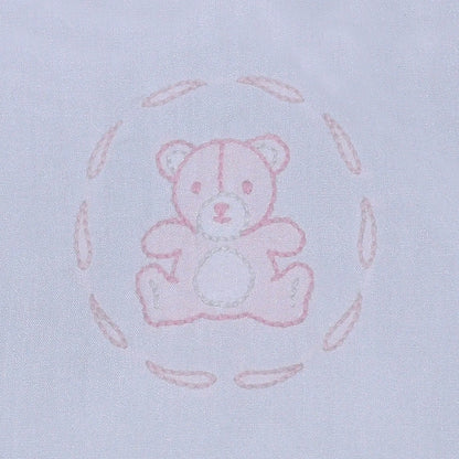 Baby Sen Pink Bailey Teddy Bear Diaper Set