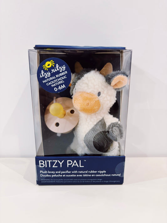 Cow Plush Pacifier Pal
