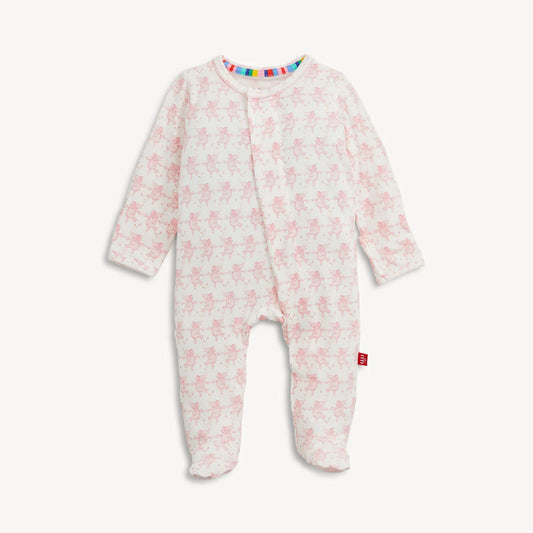 Magnetic Me Trunkettes Pink Modal Footie