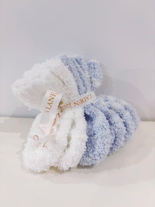 Cuddle Sky Blue Sock Bundle