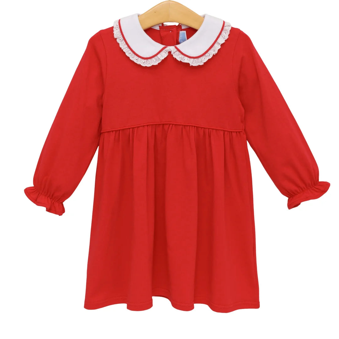 Trotter Street Kids Red Eleanor Dress