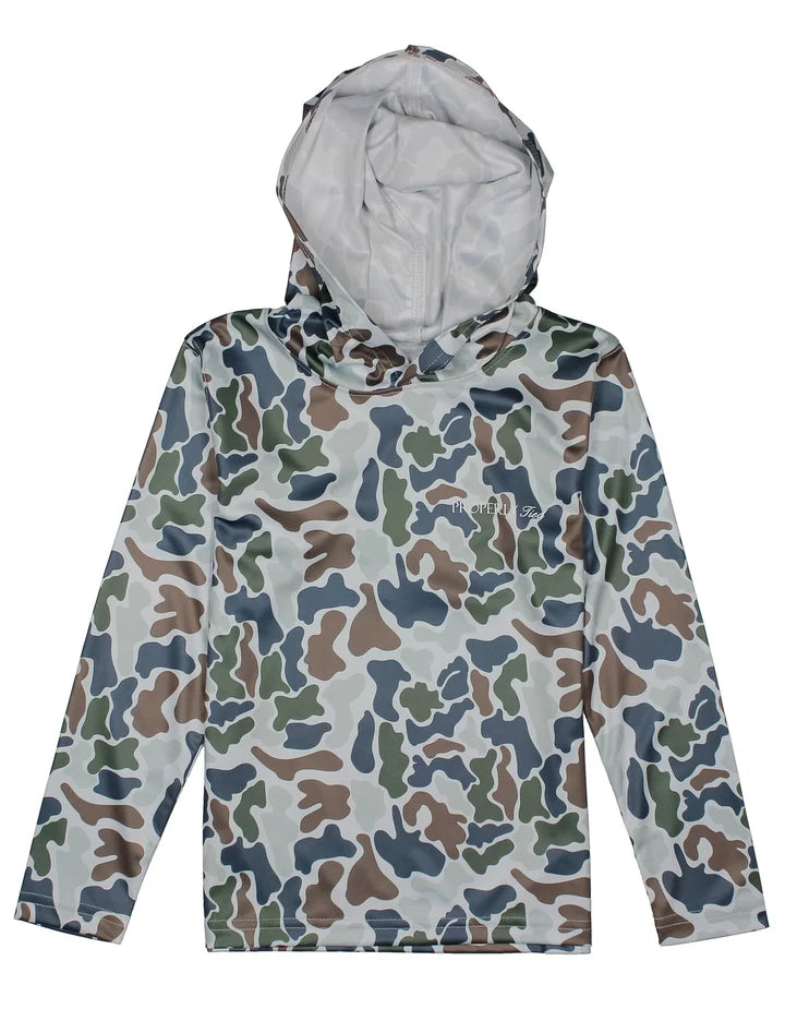 Properly Tied Terra Camo Performance Hoodie