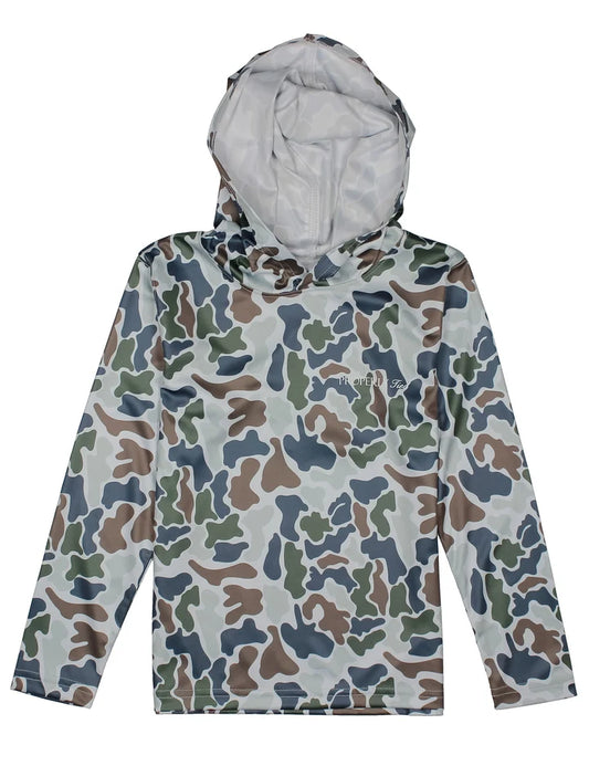 Properly Tied Terra Camo Performance Hoodie
