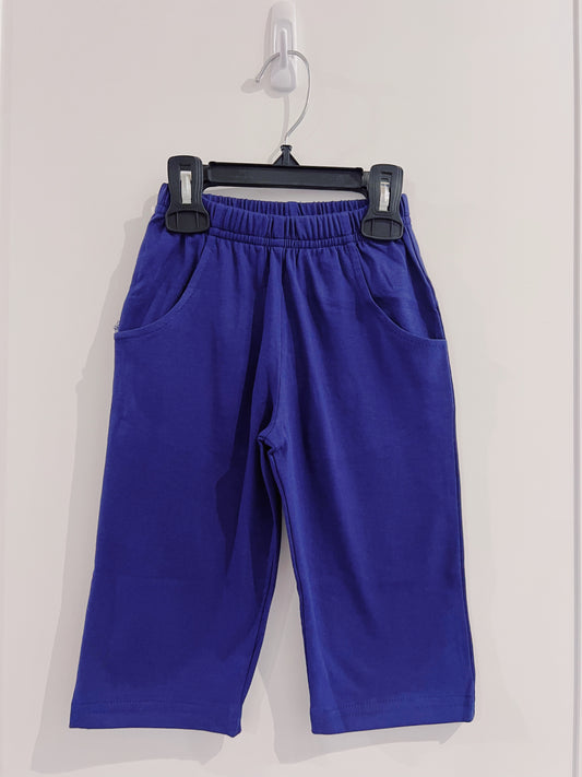 Lily Pads Boys Dark Royal Jersey Pants with Pockets