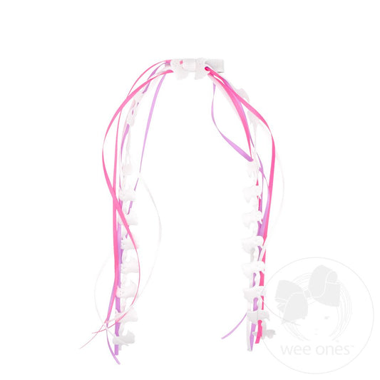 Pink Ghost Streamer Bow