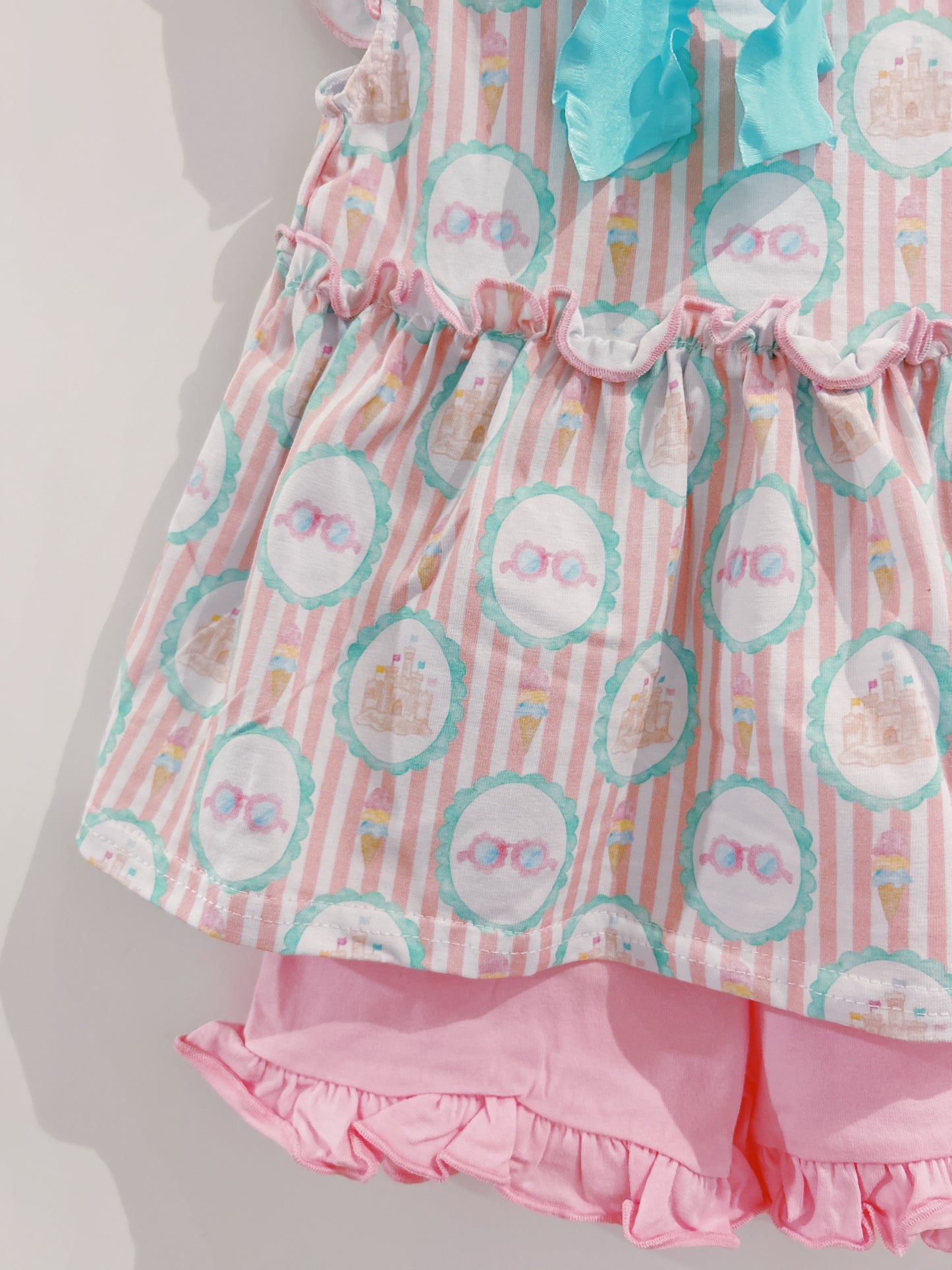 Sand Castle Twirl Short Set