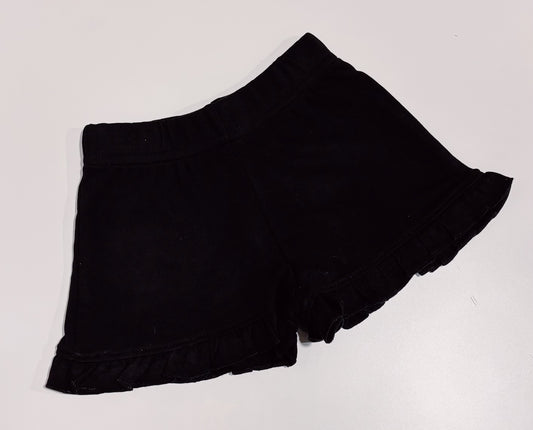 Black Ruffle Shorts