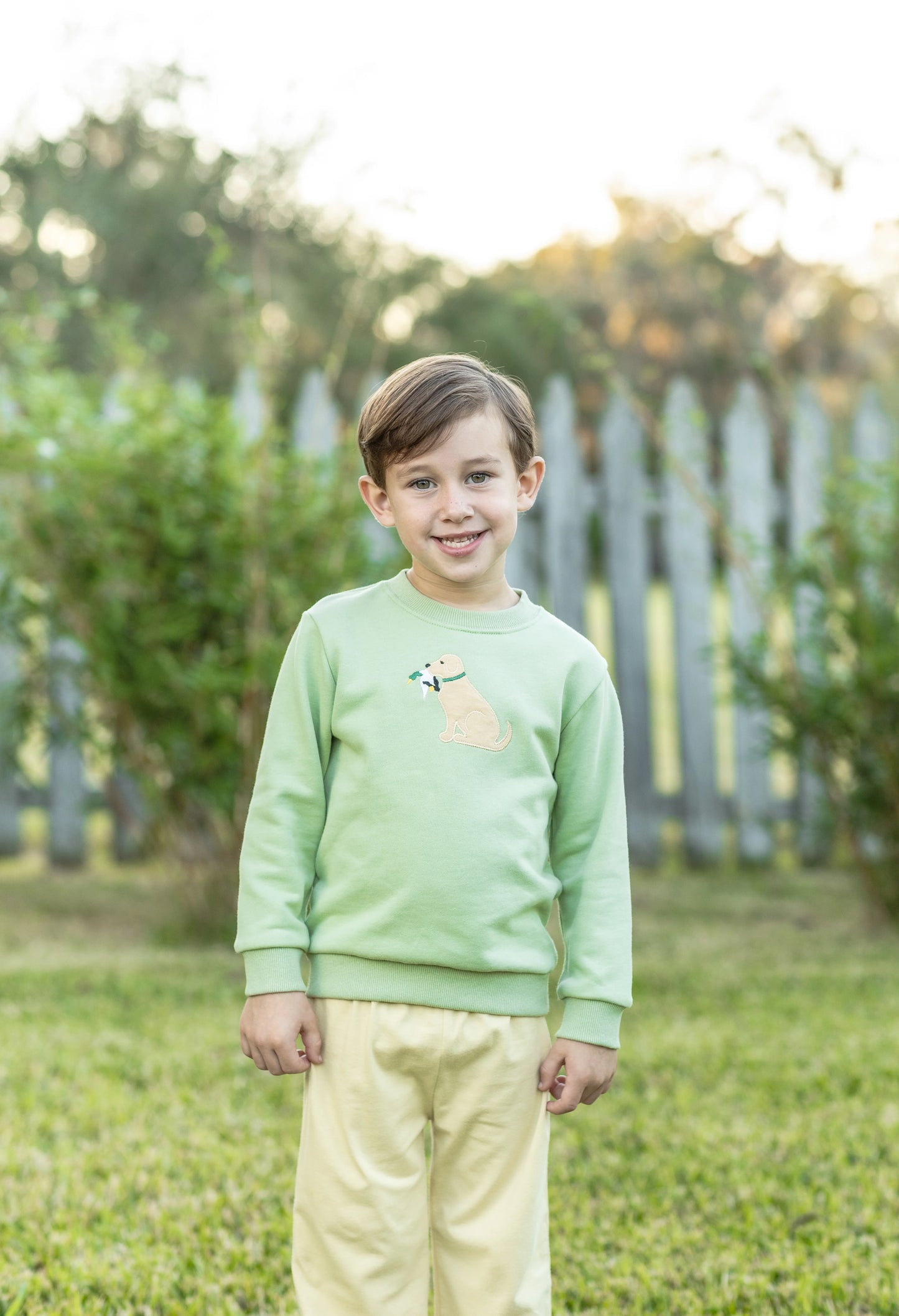 Trotter Street Kids Dog French Terry Pullover