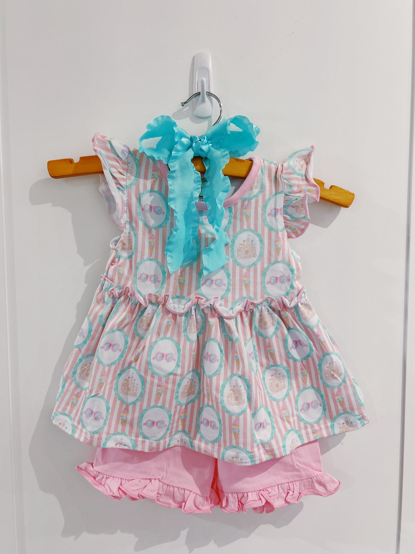 Sand Castle Twirl Short Set