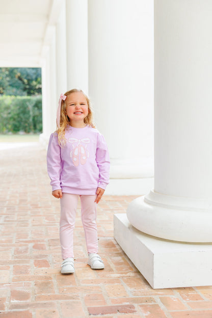 Trotter Street Kids Ballet Shoes French Terry Pullover