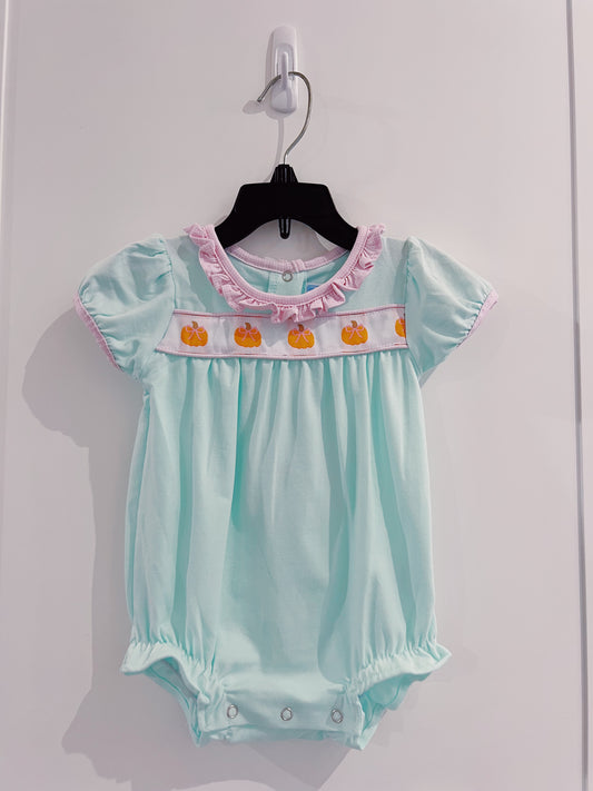 Trotter Street Kids Pumpkin Rowe Ruffle Bubble