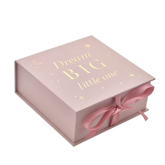 Bambino Dream Big Keepsake Box- Pink