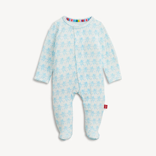 Magnetic Me Trunkettes Blue Modal Footie