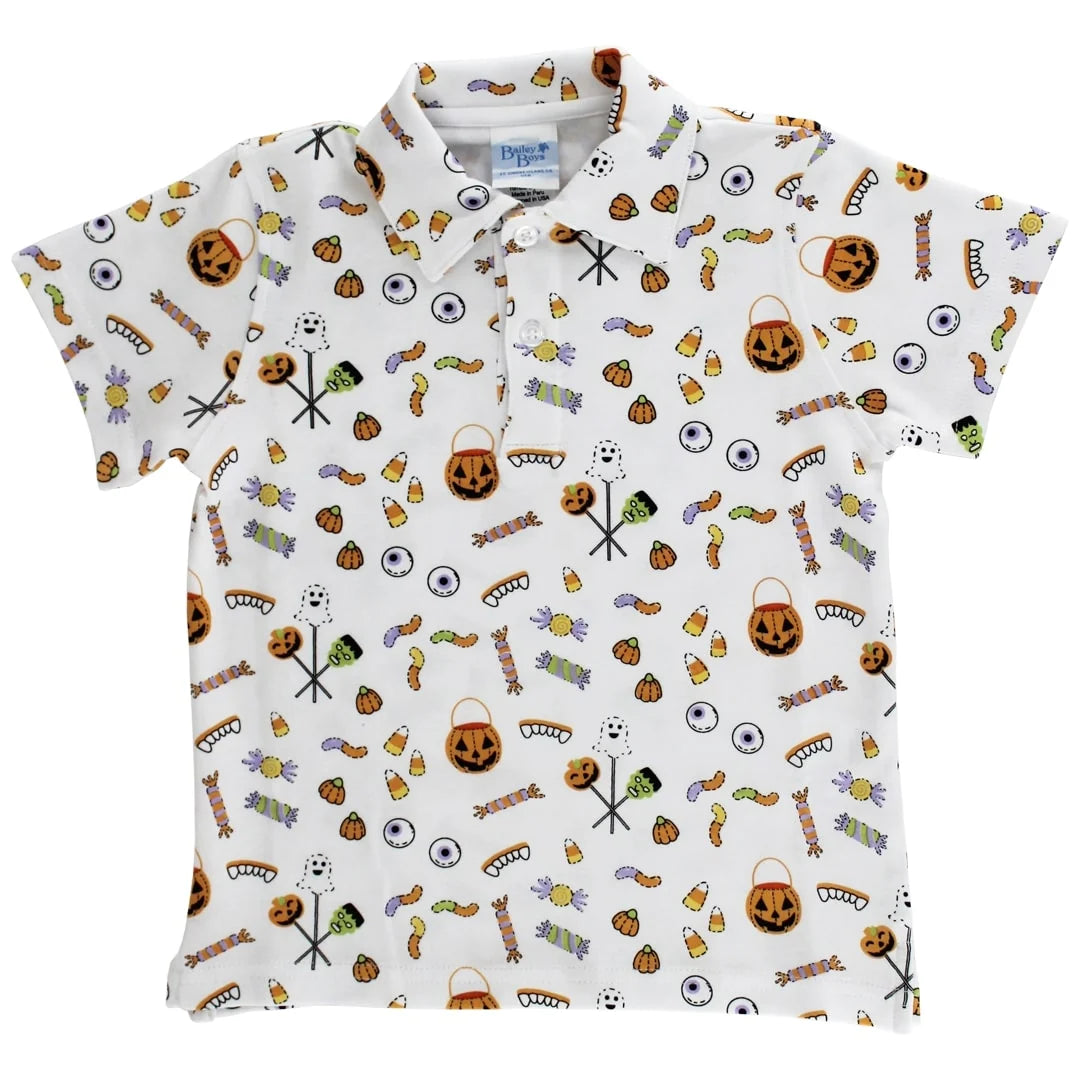 Bailey Boys Spooky Sweets Knit Polo