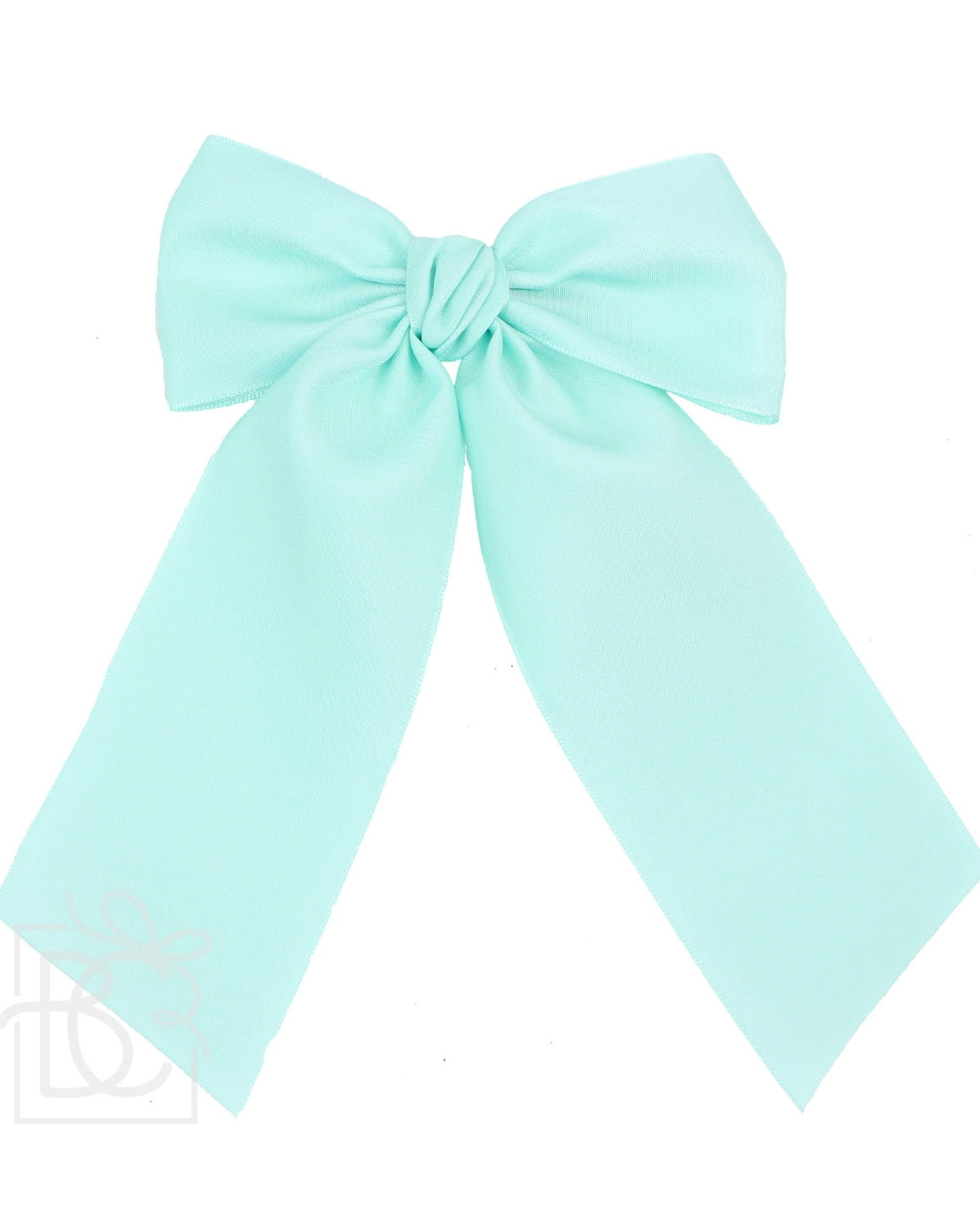 4.5" Opaque Satin Bow with Tails