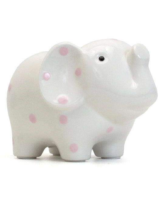Piggy Bank- Pink Dot Elephant