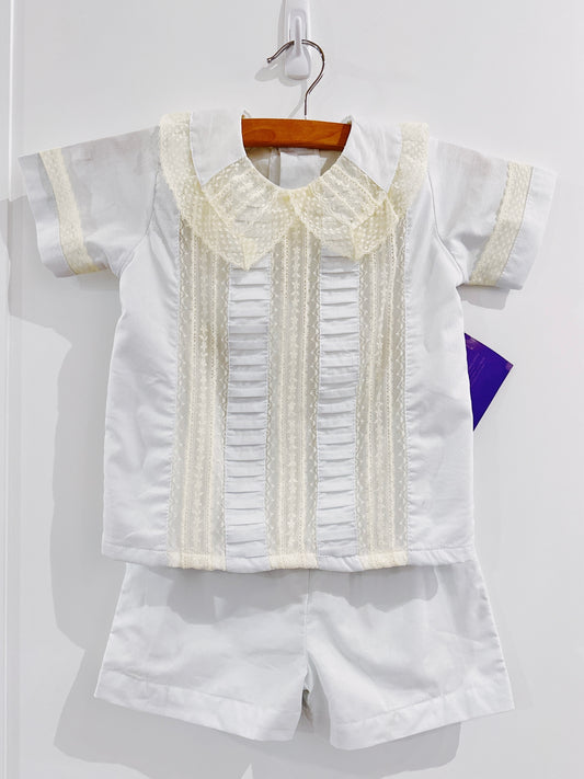 Blue Rowan Boy Heirloom Short Set