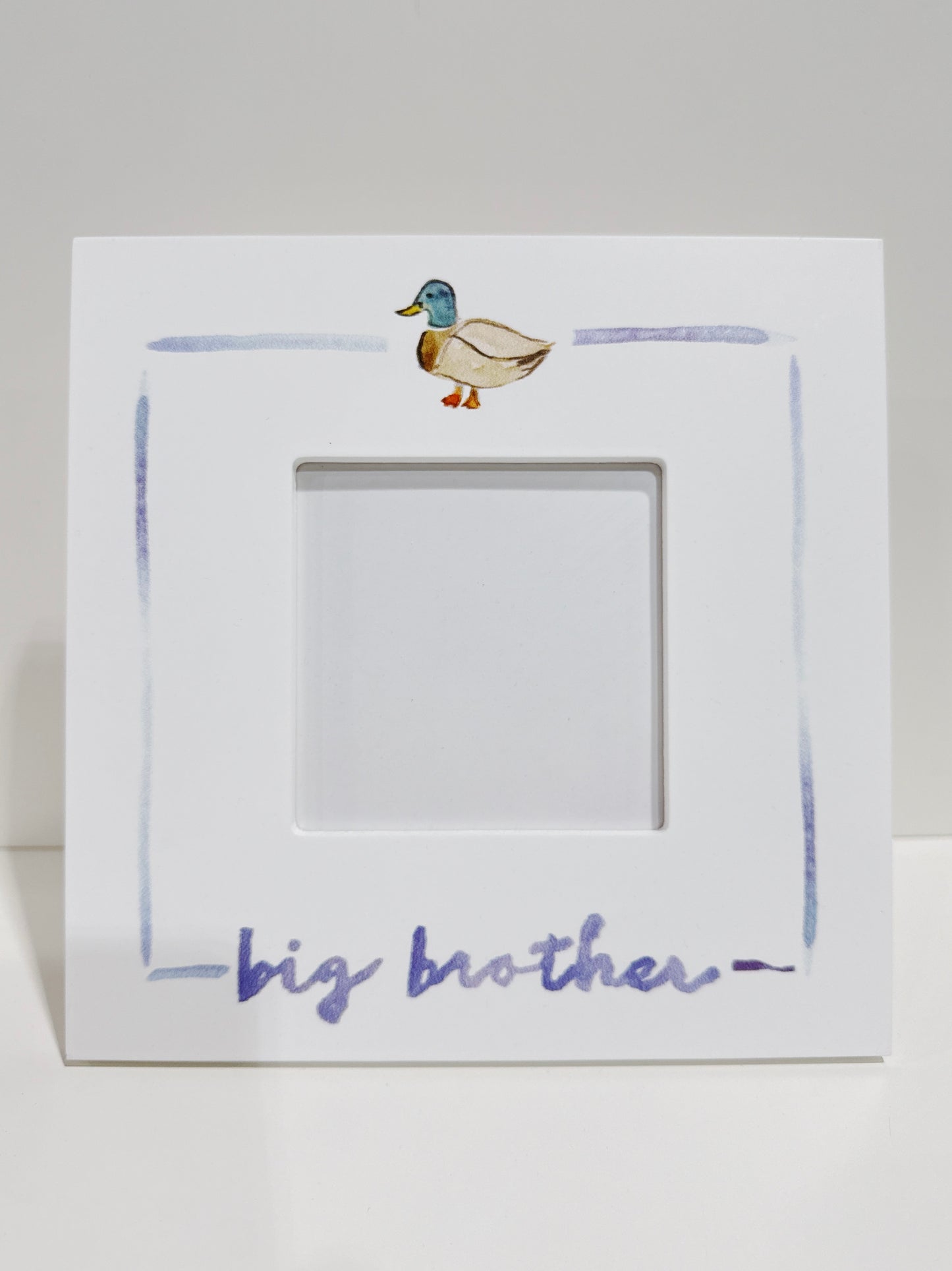 Big Brother Watercolor Frame
