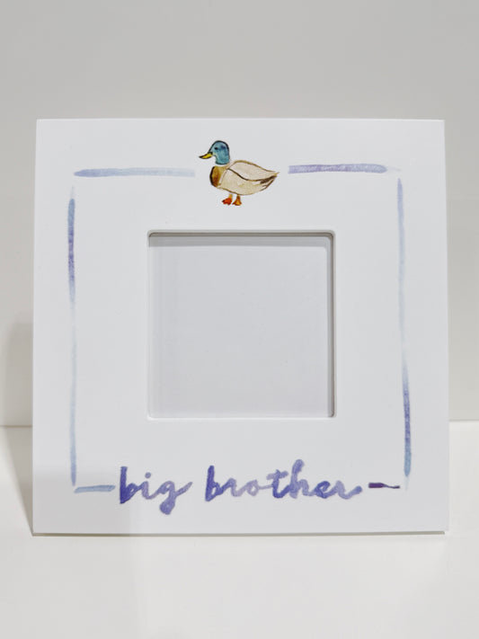 Big Brother Watercolor Frame