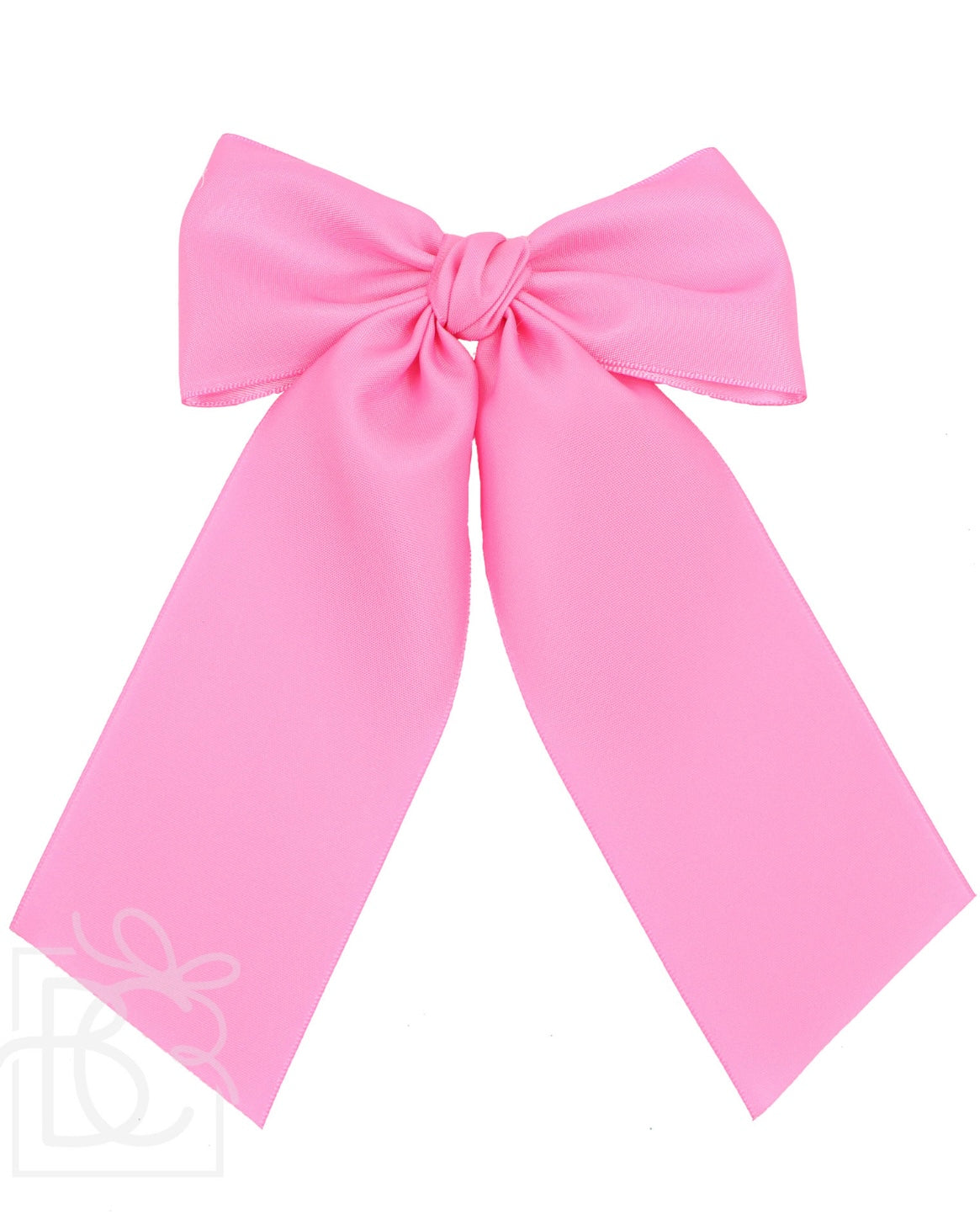 4.5" Opaque Satin Bow with Tails