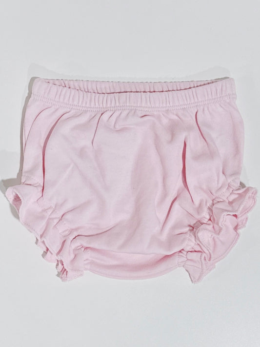 Light Pink Lily Pads Knit Ruffle Bloomers