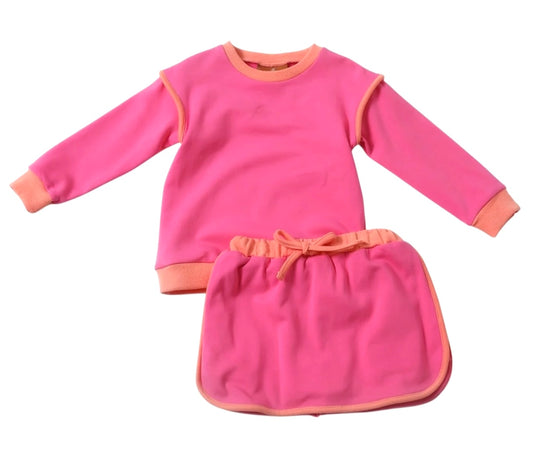 Millie Jay Pink/Orange Josie Skort Set