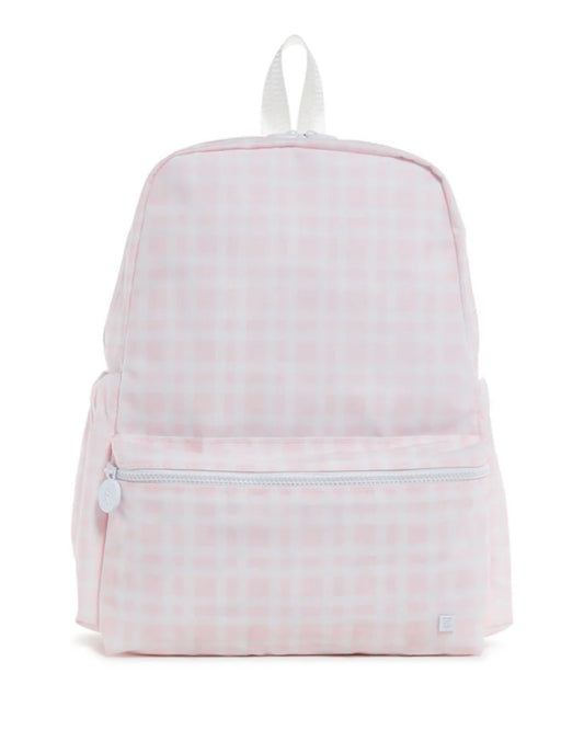 TRVL Pink Pimlico Plaid Backpacker