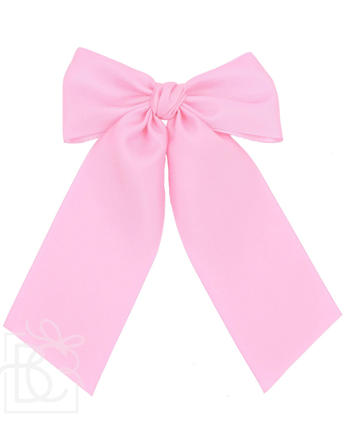 4.5" Opaque Satin Bow with Tails