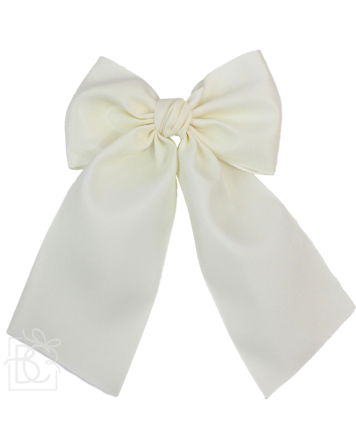 4.5" Opaque Satin Bow with Tails