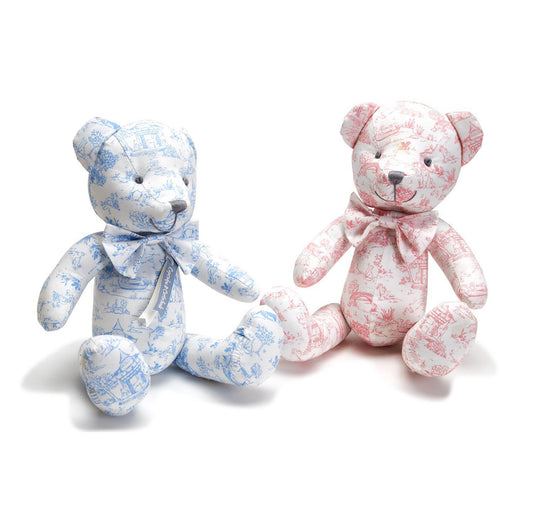 Toile Teddy Bear