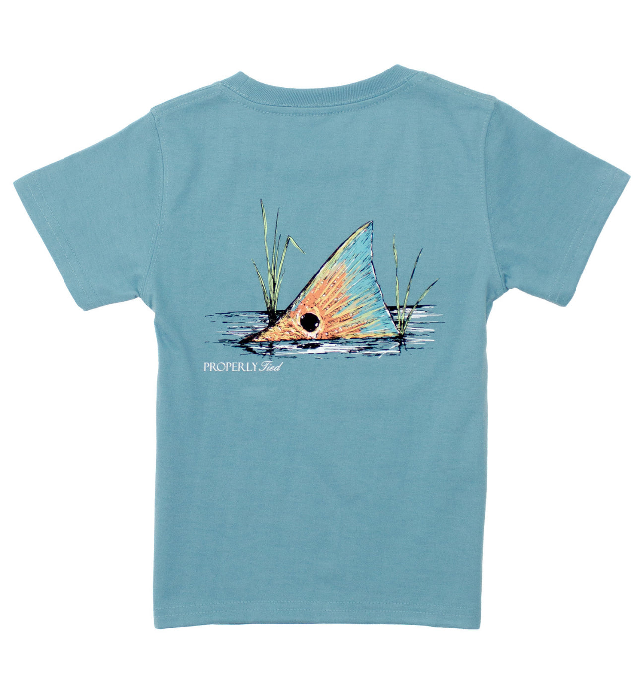 Coastal Sky Redfish Tail S/S Tee