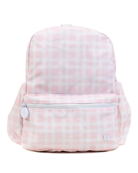 TRVL Pink Pimlico Plaid Mini Backer