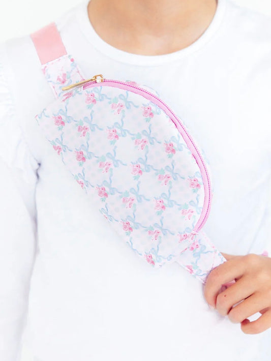 Ribbons & Roses Belt Bag