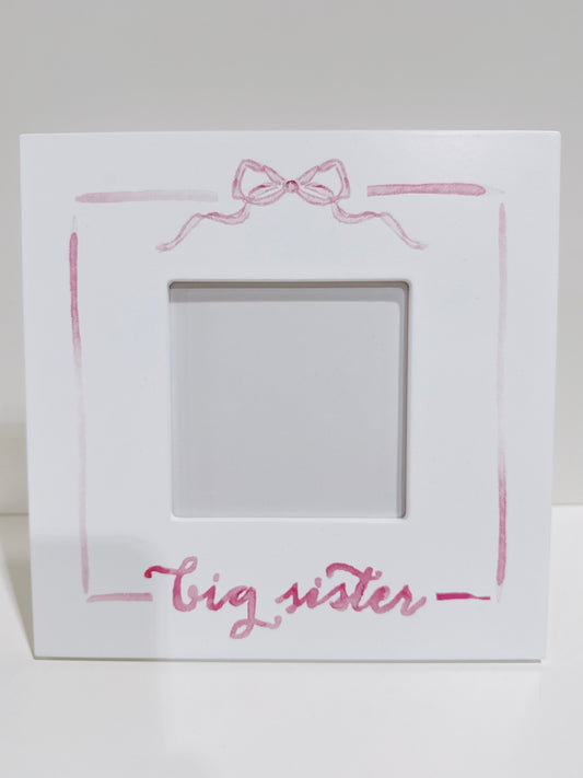 Big Sister Watercolor Frame