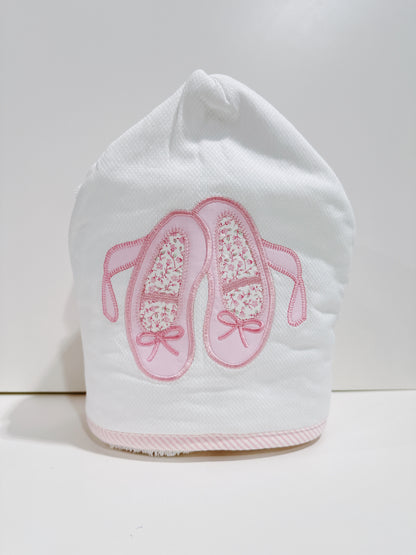 Ballet Applique Everykid Hooded Towel