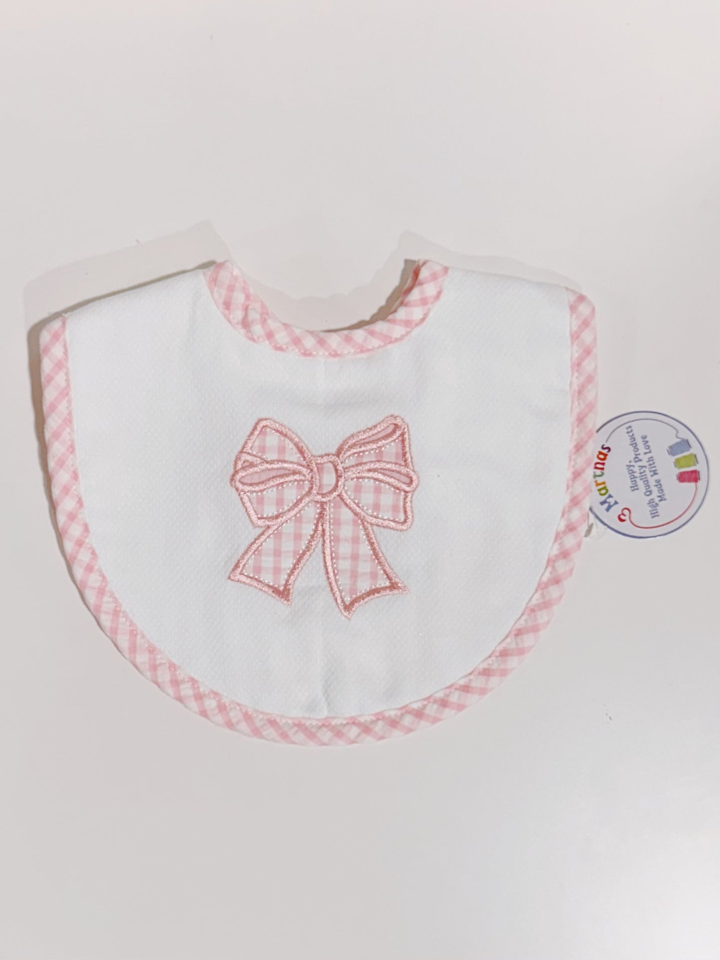 Bow Applique Bib