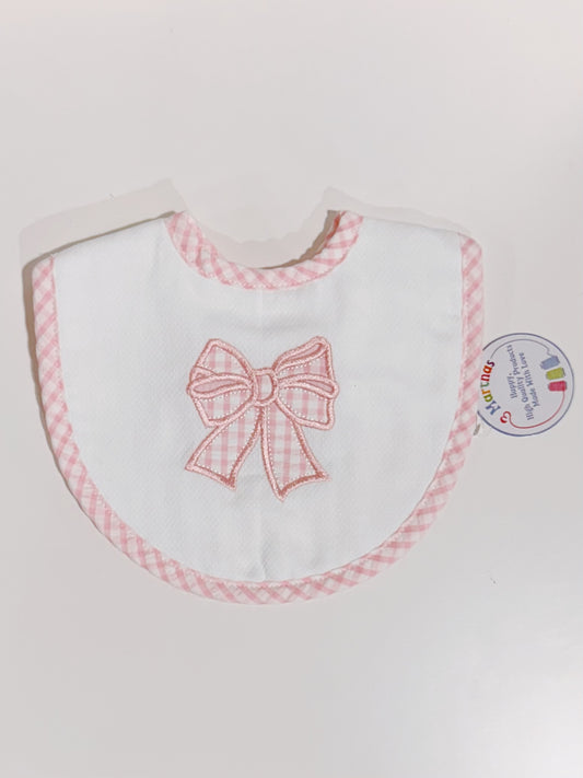 Bow Applique Bib