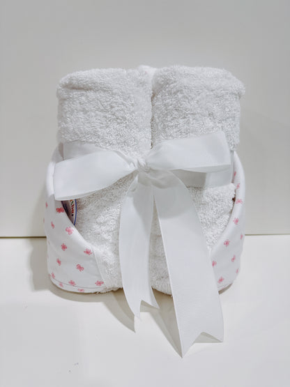 Bow Print Everykid Hooded Towel