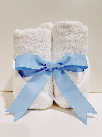 Train Applique Everykid Hooded Towel