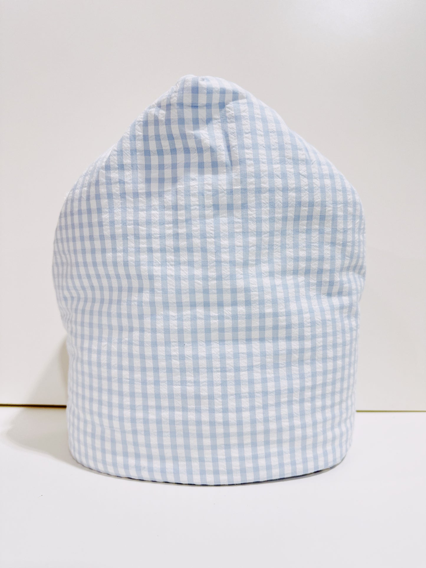 Blue Gingham Everykid Hooded Towel