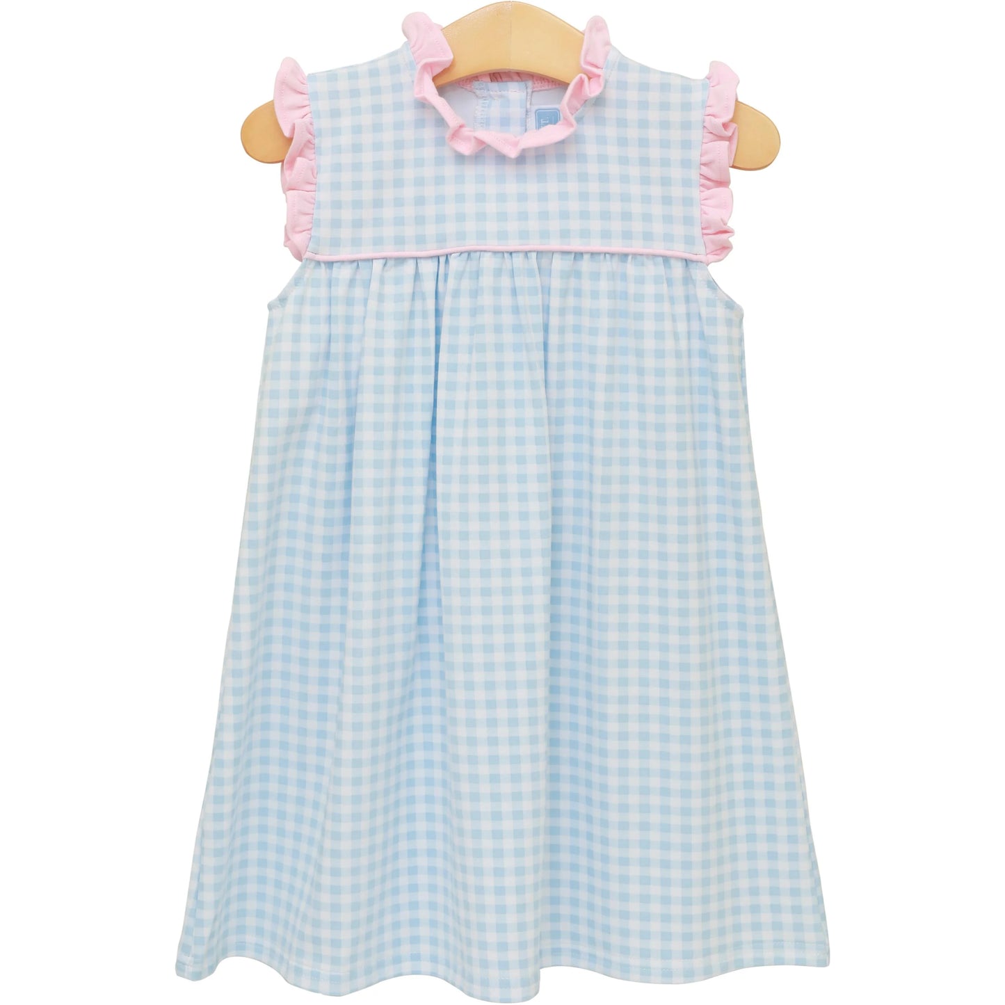 Light Blue Gingham/Light Pink Meredith Dress