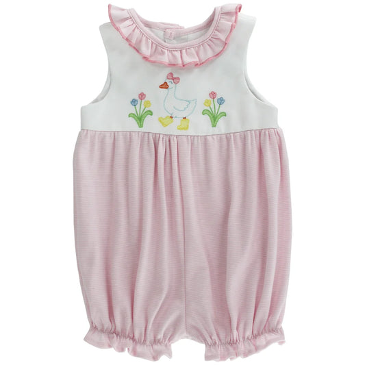 Goose in Boots Knit Romper