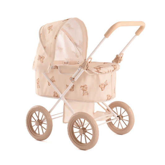 Teddy Bear Toy Pram Stroller