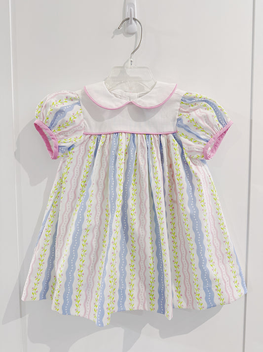 Floral Stripe Float Dress